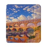 front view of personalized Kobo case with France Famous Attractions design