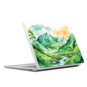 The #1 bestselling Personalized microsoft surface laptop Case with Landscape design