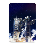 the front view of Personalized Samsung Galaxy Tab Case with Elon Musk SpaceX design