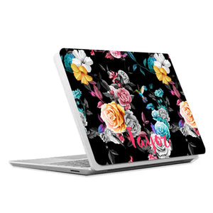 Surface Laptop Case - Black Flower