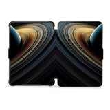 the whole front and back view of personalized kindle case paperwhite case with Universe design