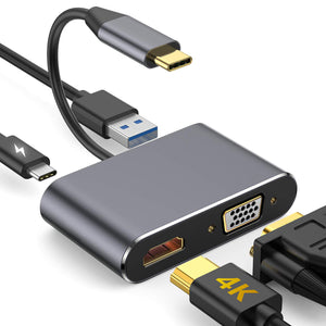 USB-C to HDMI and VGA Adapter