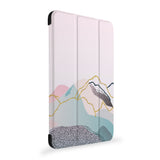 the side view of Personalized Samsung Galaxy Tab Case with Marble Art design