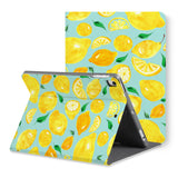 The back view of personalized iPad folio case with Futuristic design - swap