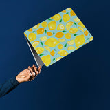 personalized microsoft laptop case features a lightweight two-piece design and Fruit print