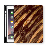 frontview of personalized iPad folio case with 8 design