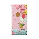 Front Side of Personalized iPhone Wallet Case with 5 design