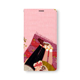 Front Side of Personalized Samsung Galaxy Wallet Case with 2 design