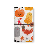 the front top view of midori style traveler's notebook with Halloween design