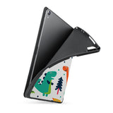 soft tpu back case with personalized iPad case with Dinosaur design