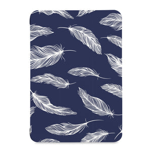 the front view of Personalized Samsung Galaxy Tab Case with Feather design